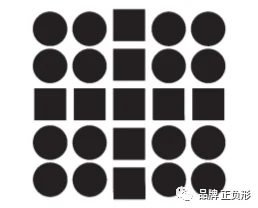 小方块组成十字架的整体认知示意图